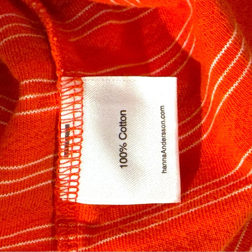 Hanna Andersson Red Tie Shoulder Dress Size 110 5T - Picture 5 of 6